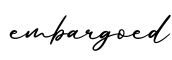 单词embargoed书写