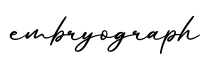 单词embryograph书写