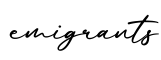 单词emigrants书写