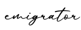 单词emigrator书写