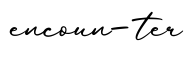 单词encoun-ter书写