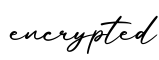 单词encrypted书写