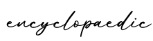单词encyclopaedic书写