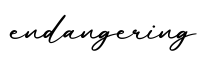 单词endangering书写