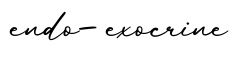 单词endo-exocrine书写