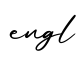 单词engl书写