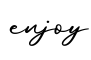 单词enjoy书写