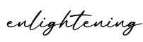 单词enlightening书写