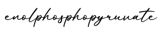 单词enolphosphopyruvate书写