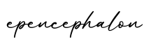 单词epencephalon书写