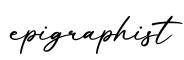 单词epigraphist书写