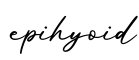 单词epihyoid书写