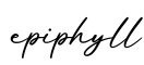 单词epiphyll书写