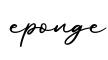 单词eponge书写