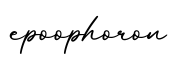 单词epoophoron书写