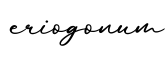 单词eriogonum书写
