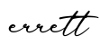 单词errett书写
