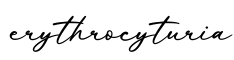 单词erythrocyturia书写