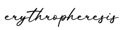 单词erythropheresis书写