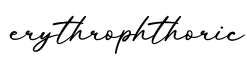 单词erythrophthoric书写