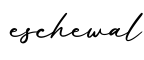 单词eschewal书写