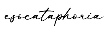 单词esocataphoria书写
