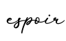 单词espoir书写