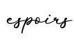 单词espoirs书写