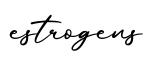 单词estrogens书写