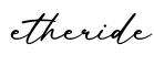 单词etheride书写