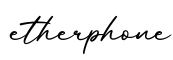 单词etherphone书写