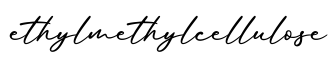 单词ethylmethylcellulose书写