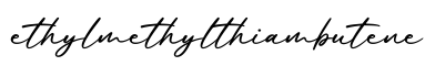 单词ethylmethylthiambutene书写