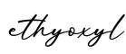单词ethyoxyl书写