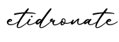 单词etidronate书写
