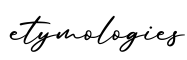 单词etymologies书写