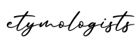 单词etymologists书写