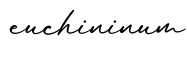 单词euchininum书写