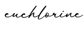 单词euchlorine书写