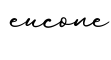 单词eucone书写