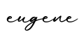 单词eugene书写