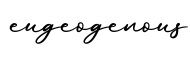 单词eugeogenous书写