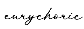 单词eurychoric书写