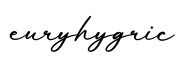 单词euryhygric书写