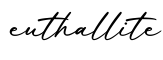单词euthallite书写