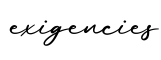 单词exigencies书写