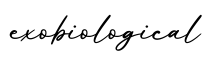 单词exobiological书写