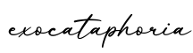 单词exocataphoria书写
