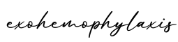 单词exohemophylaxis书写