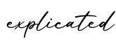 单词explicated书写